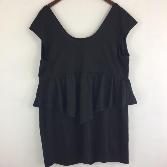 American Rag Black Peplum Dress - 3X - Picture 5 of 5
